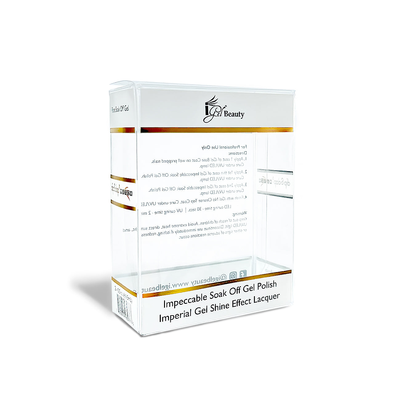 Dip & Dap Clear Plastic Duo Box – iGel Beauty