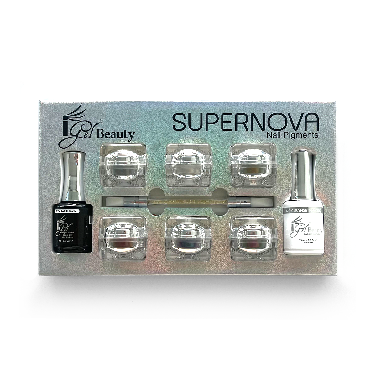 SUPERNOVA Nail Pigments Chrome Kit – iGel Beauty