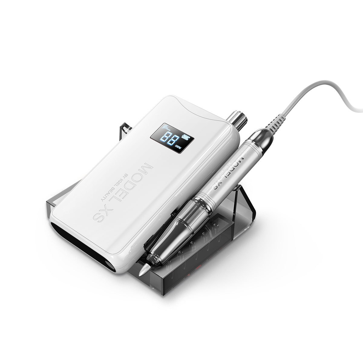 MODEL XS 2.0 Wireless Rechargeable e-File - White – iGel Beauty