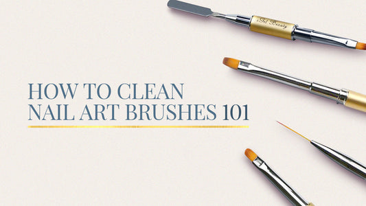 How to Clean Nail Art Brushes 101