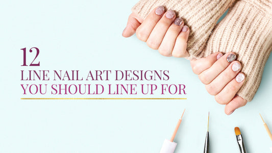12 Line Nail Art Designs You Should Line up For