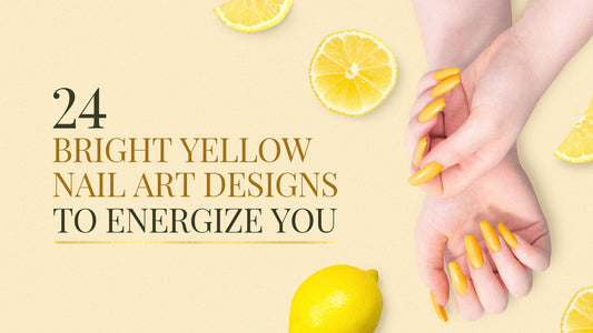 24 Bright Yellow Nail Art Designs to Energize You