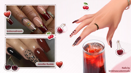 The Best Cherry Cola Nails, Cherry Cola Nail Polishes, Valentine's Day 2026 Nail Ideas