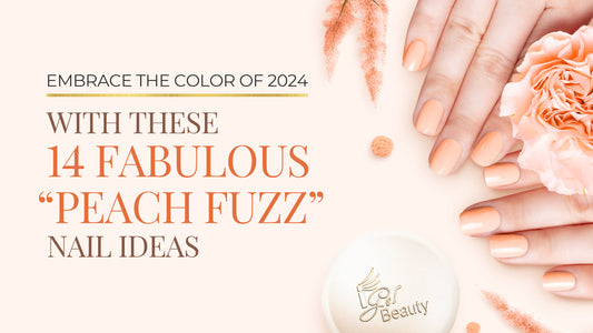 Embrace The Color of 2024 With These 14 Fabulous “Peach Fuzz” Nail Ideas
