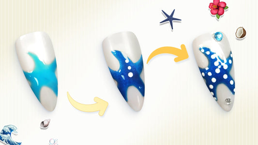 How To Create Starfish Nails For Summer