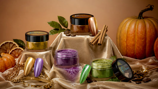 The Ultimate Fall Mirror Chrome Powder Nail Colors To Wear This Year