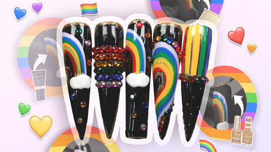 Rainbow Nail Art Tutorial For June Pride Month