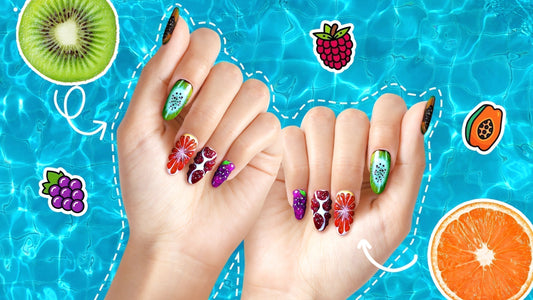 Fruit Nail Designs For Summer Featuring Jelly Polishes
