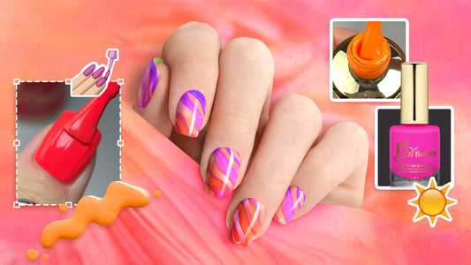 Sunset Nail Shades Are Bringing Back Neon Pink, Red & Orange