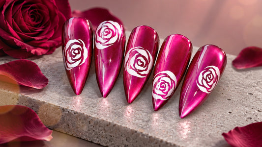 Taylor Swift TLOAS Encore Nails: How To Get Rose Magenta Cat Eyes
