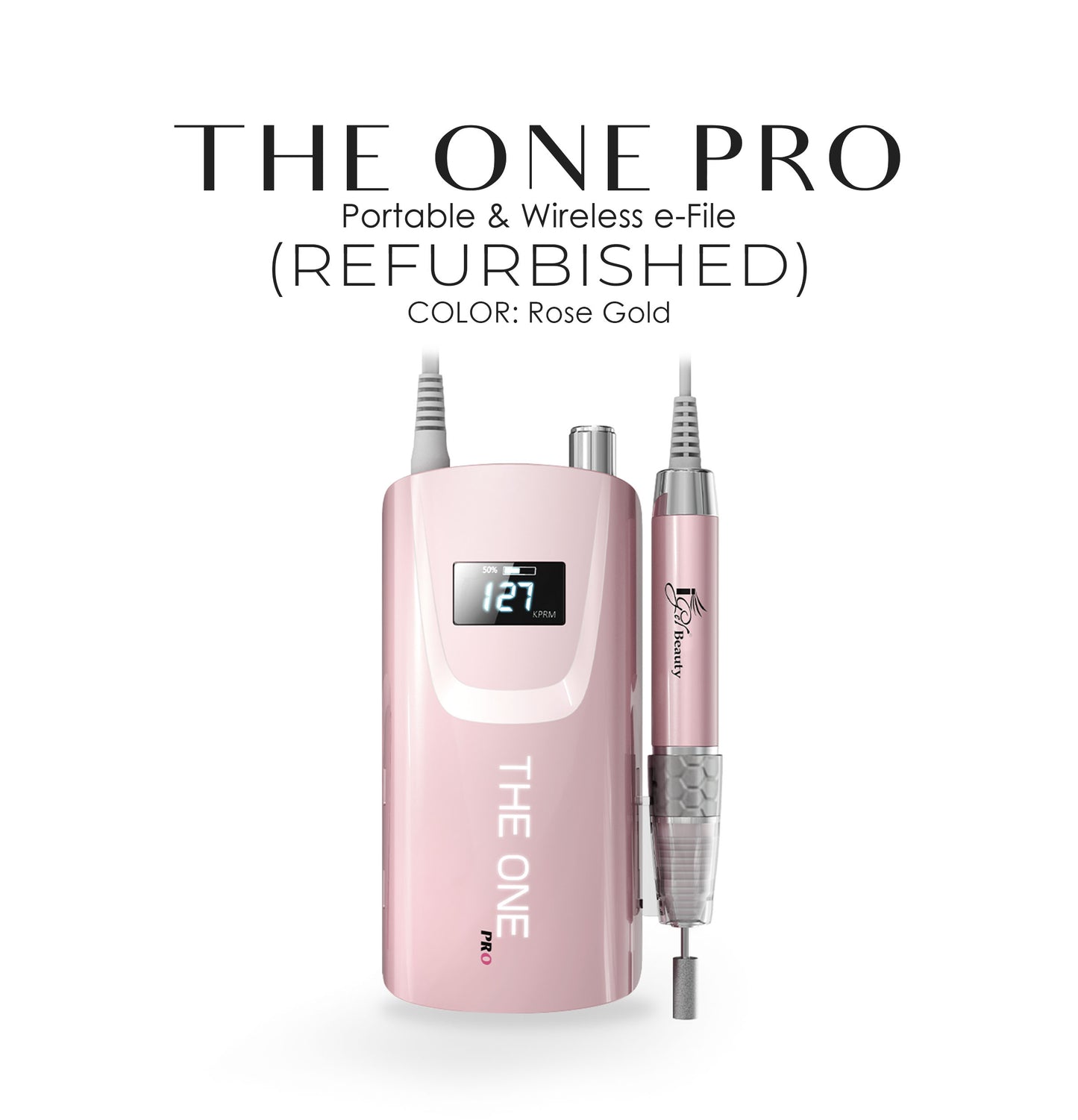 REFURBISHED - THE ONE PRO Portable & Wireless E-File - Rose Gold