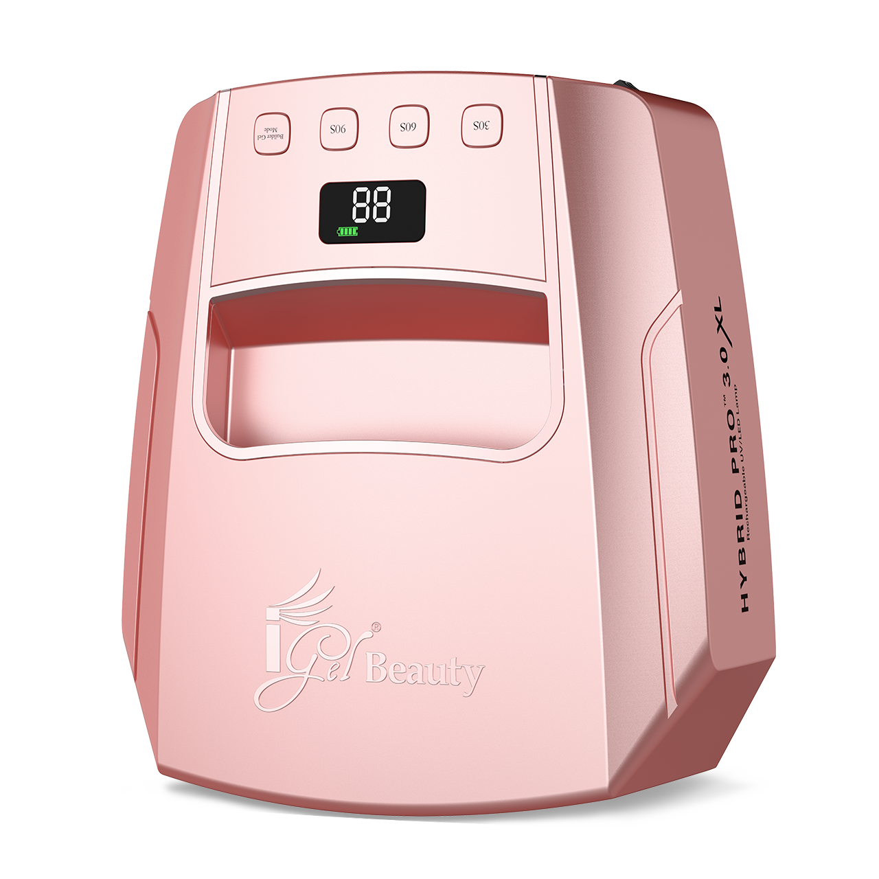 HYBRID PRO 3.0 XL Wireless Rechargeable UV/LED Lamp ROSE GOLD