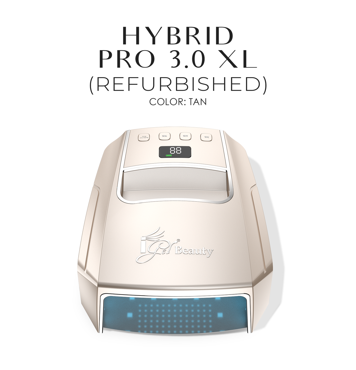 REFURBISHED - HYBRID PRO 3.0 XL Wireless Rechargeable UV/LED Lamp TAN