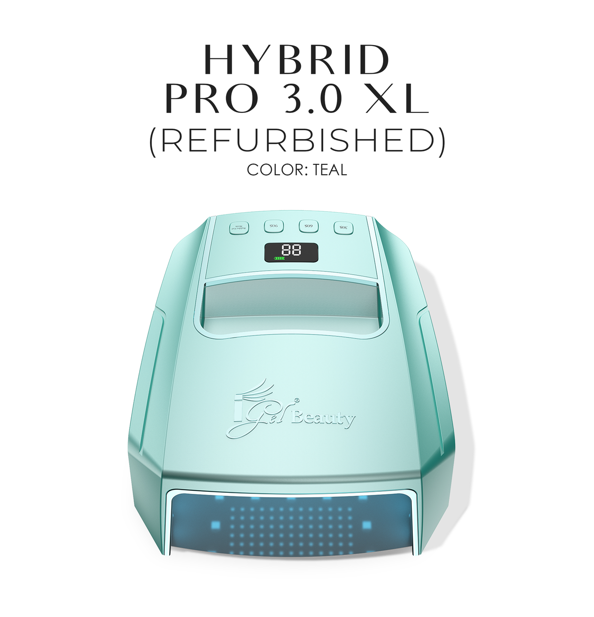 REFURBISHED - HYBRID PRO 3.0 XL Wireless Rechargeable UV/LED Lamp TEAL