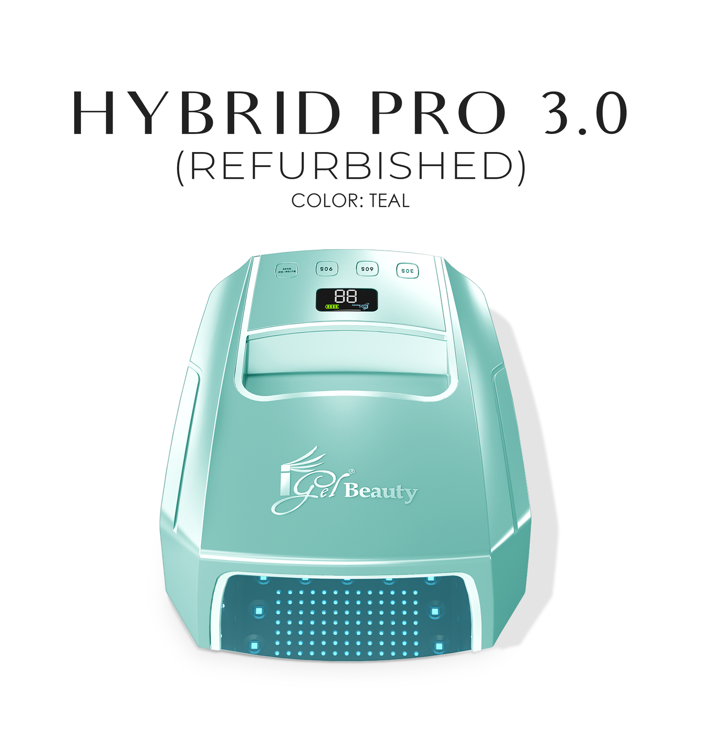 REFURBISHED - HYBRID PRO 3.0 Wireless Rechargeable UV/LED Lamp TEAL