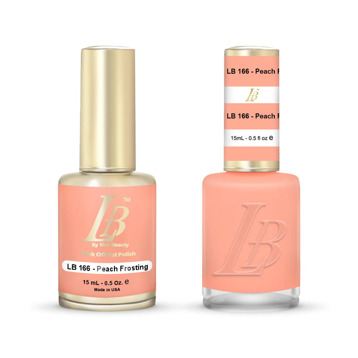 LB Duo - LB166 Peach Frosting