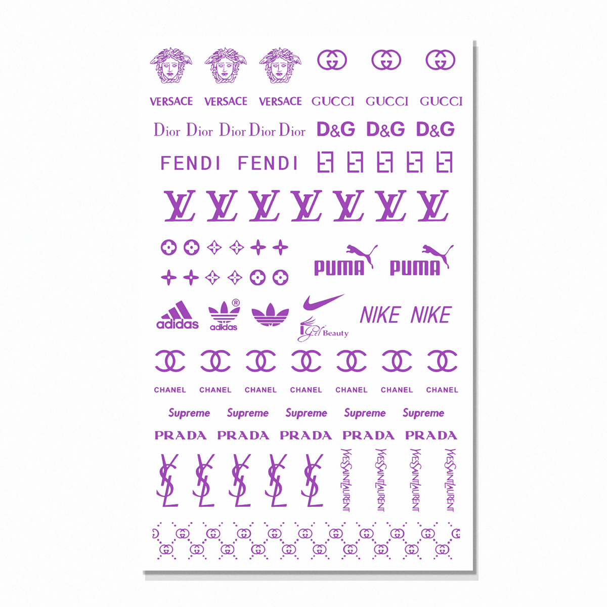 Nail Art Stickers - 110