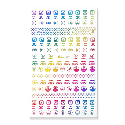 Nail Art Stickers - 187