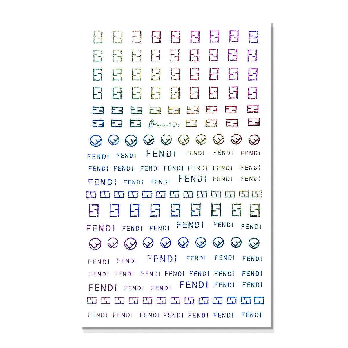 Nail Art Stickers - 195