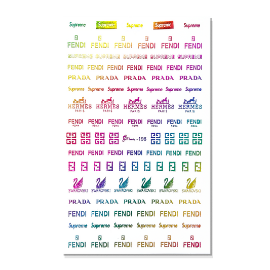 Nail Art Stickers - 196