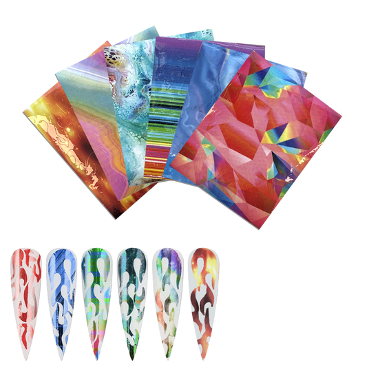 Nail Transfer Foils - Laser 01