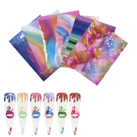 Nail Transfer Foils - Laser 08