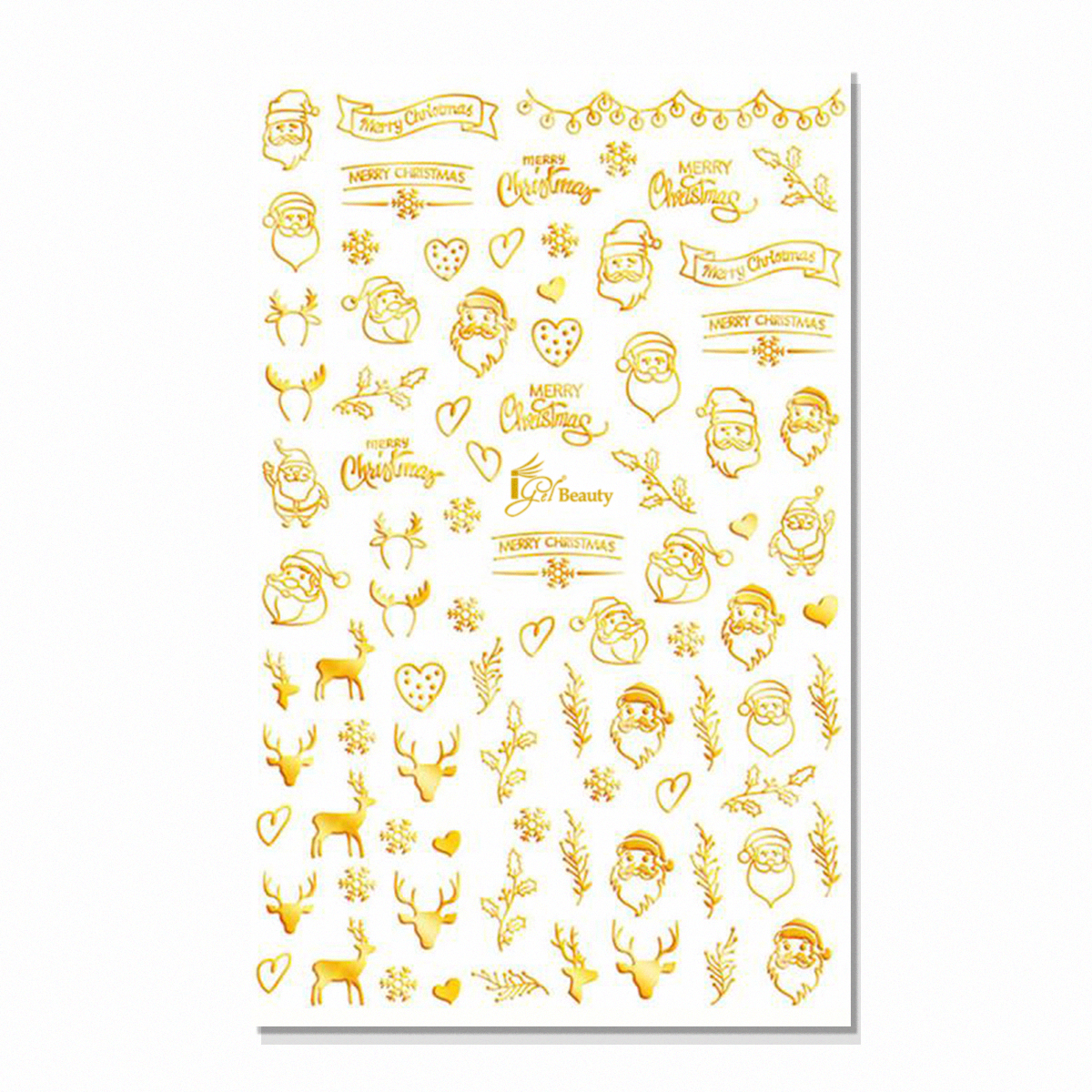 Nail Art Stickers - Christmas 24