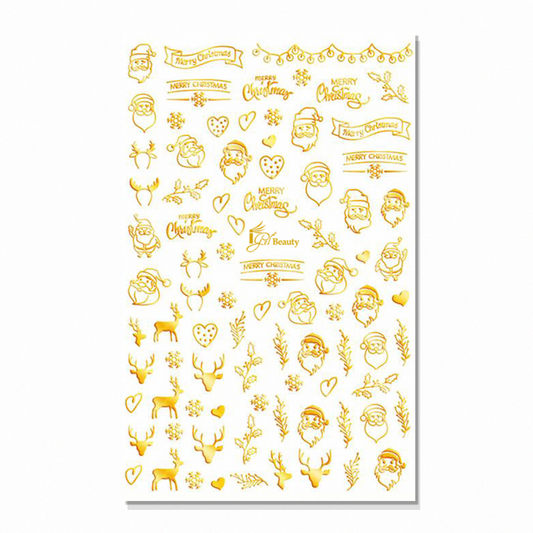 Nail Art Stickers - Christmas 24