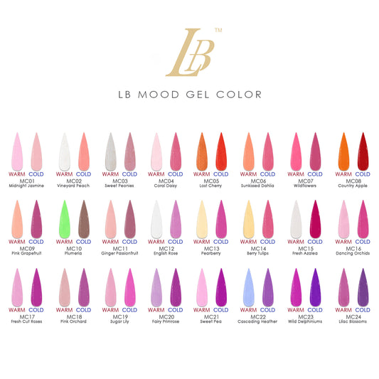 LB Mood Gel Color - Professional Collection (MC01-54)