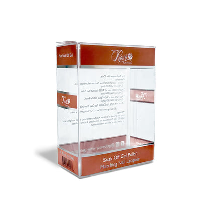 Rose Clear Plastic Duo Box