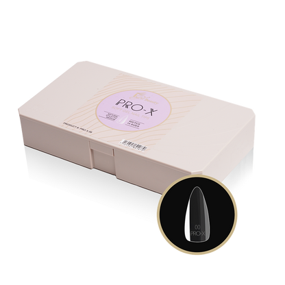 PRO-X Soft Gel Nail Tips 08 - Natural Stiletto Medium