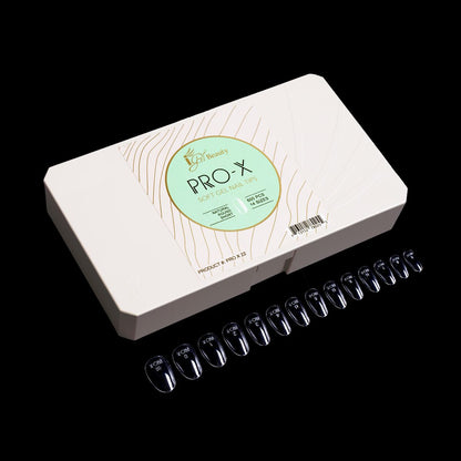 PRO-X Soft Gel Nail Tips 22 - Natural Round Short