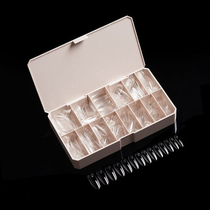 PRO-X Soft Gel Nail Tips 24 - Natural Round Long