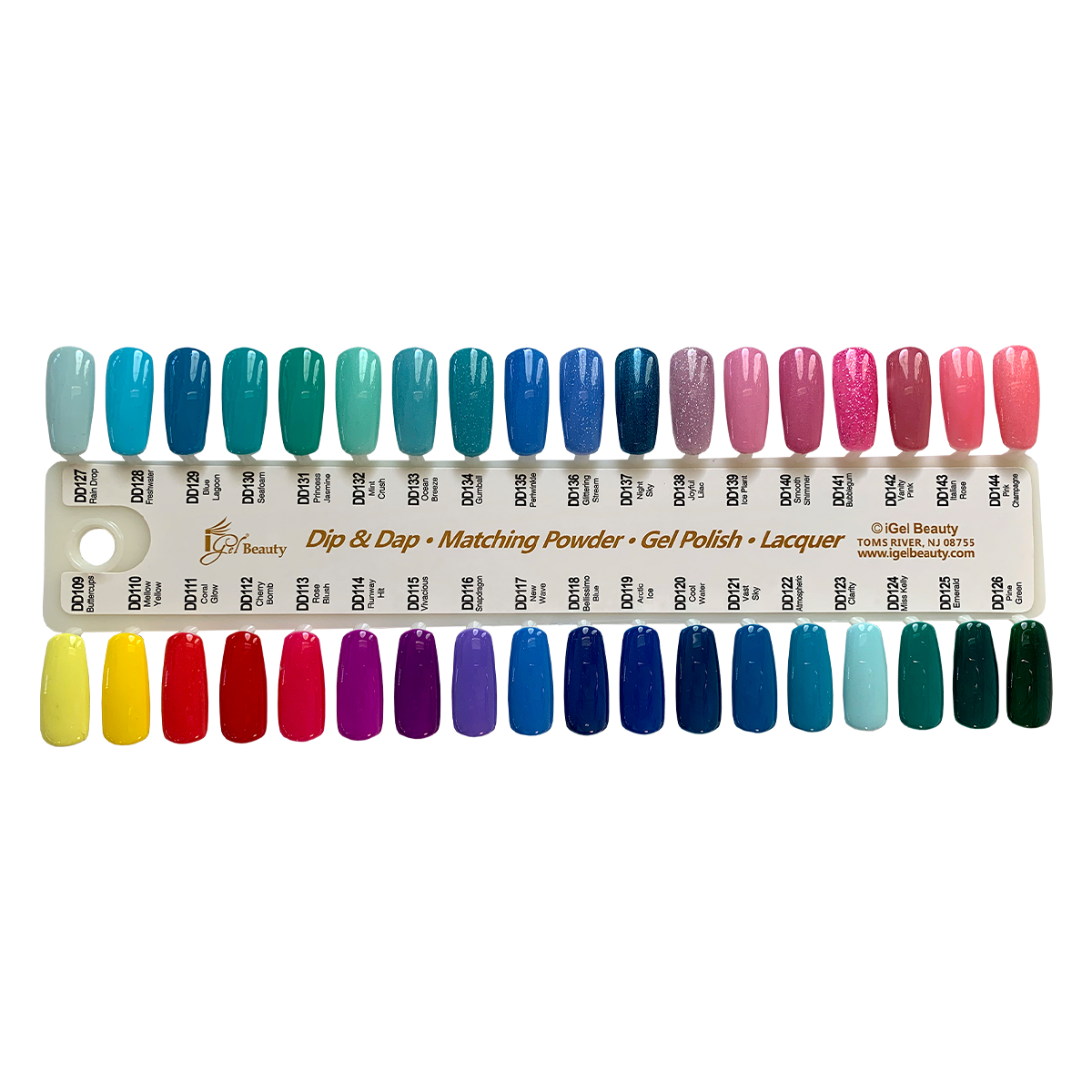 iGel Dip Dap Color Chart 1 247