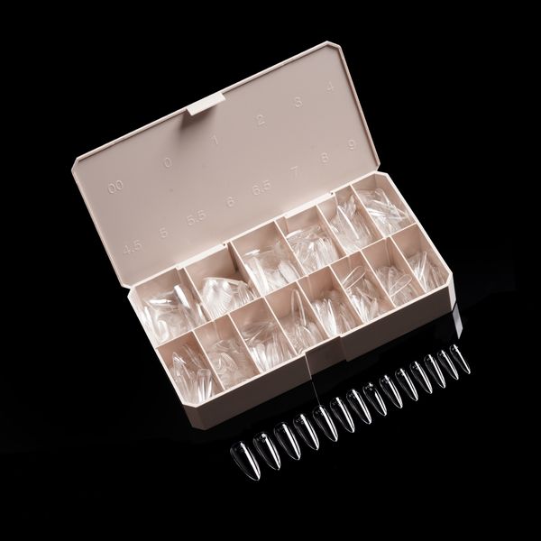 PRO-X Soft Gel Nail Tips 21 - Natural Almond Long