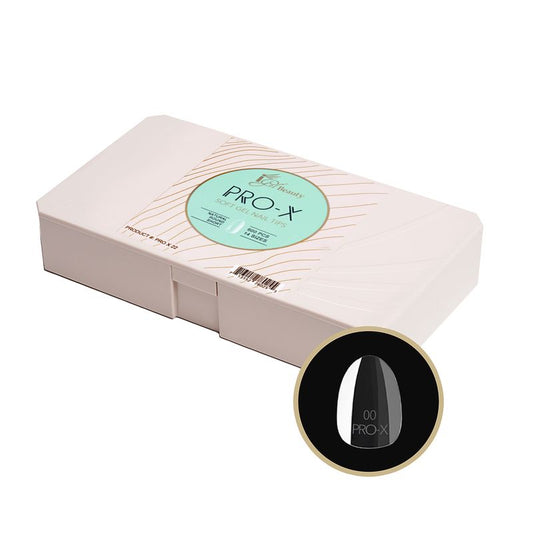 PRO-X Soft Gel Nail Tips 22 - Natural Round Short
