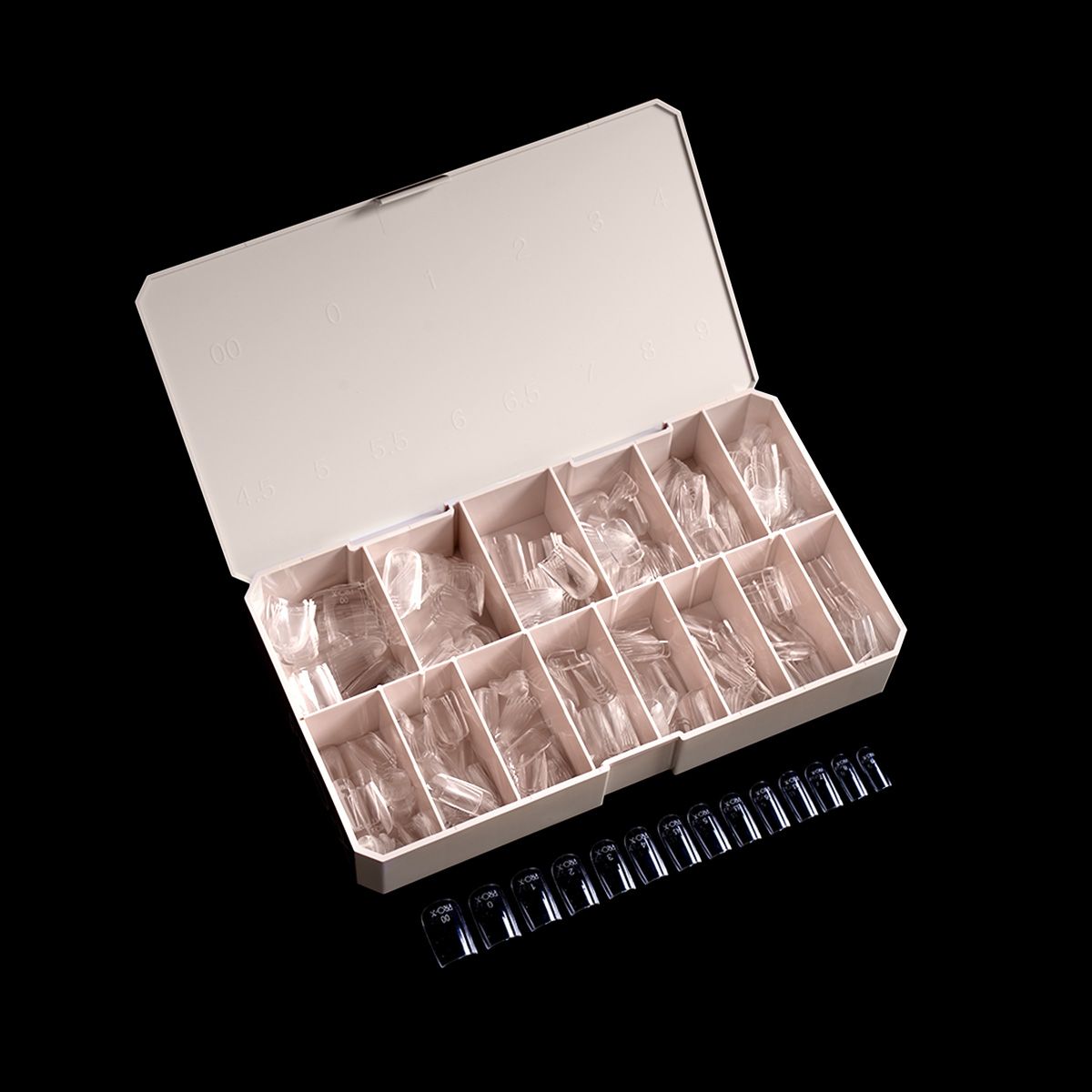 PRO-X Soft Gel Nail Tips 02 - Natural Square Short