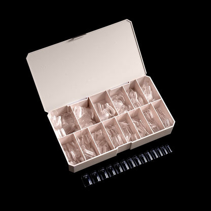 PRO-X Soft Gel Nail Tips 02 - Natural Square Short
