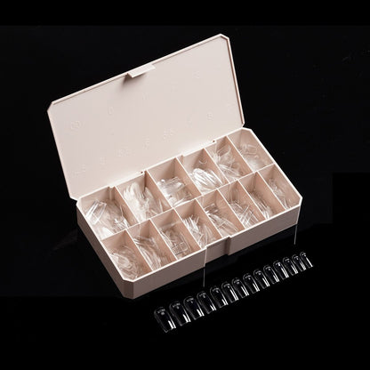 PRO-X Soft Gel Nail Tips 03 - Natural Square Medium