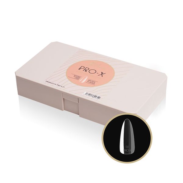 PRO-X Soft Gel Nail Tips 21 - Natural Almond Long