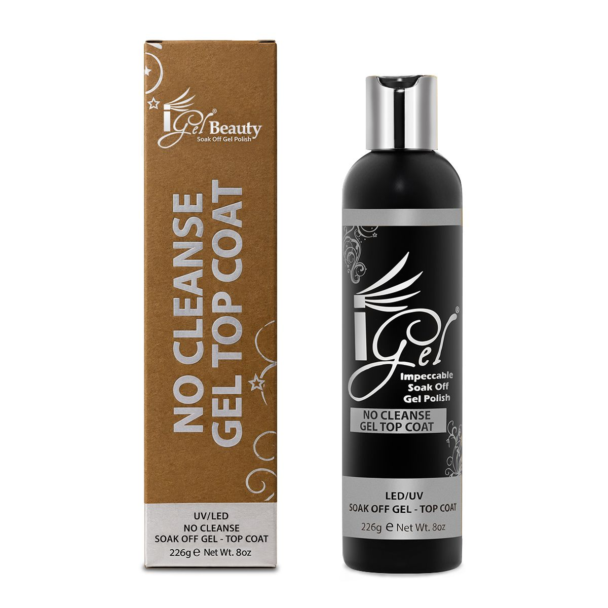 iGel No Cleanse Top Coat - 8 oz