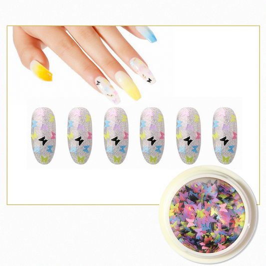 Nail Art Assorted Designs (BUTTERFLY) - 12