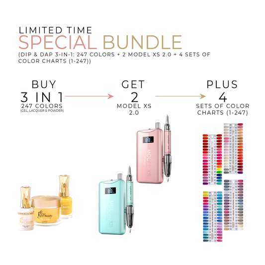 SPECIAL SALE BUNDLE - DIP & DAP 3 IN 1 PROFESSIONAL COLLECTION 1-247 + 2 MODEL XS 2.0