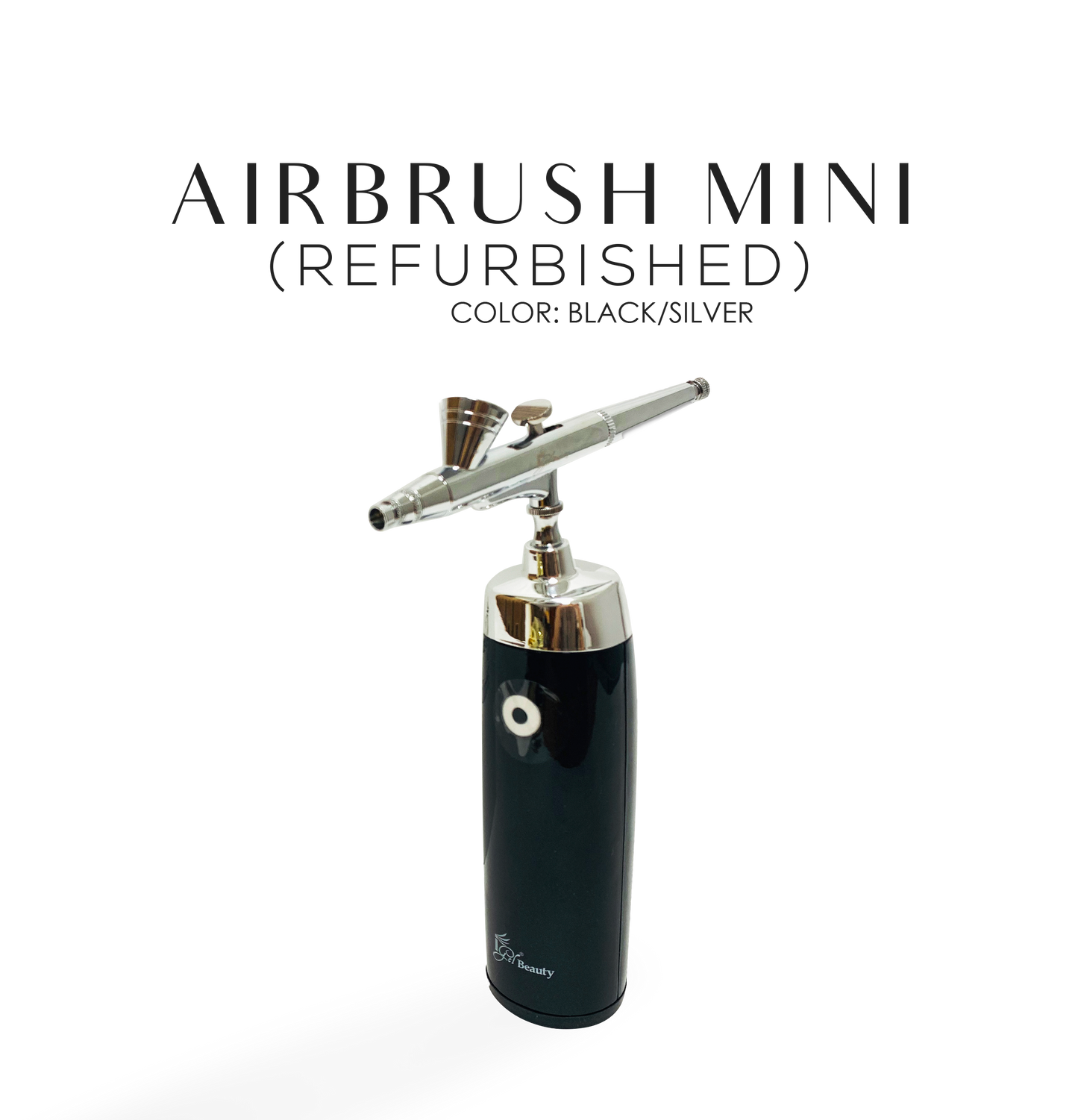 REFURBISHED - Cordless Rechargeable Airbrush Mini - BLACK/SILVER