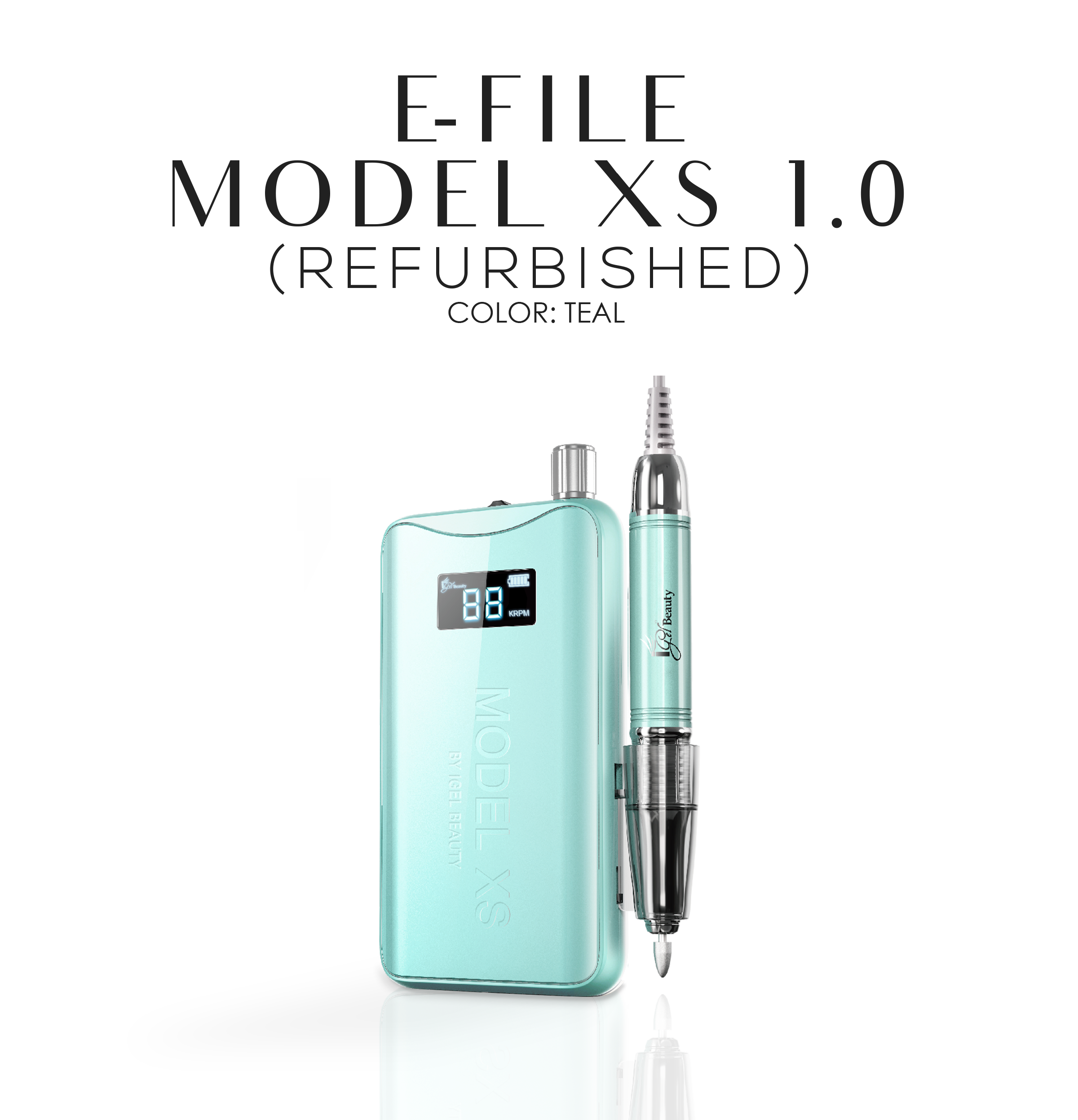 REFURBISHED - MODEL XS 1.0 Wireless Rechargeable E-File - Teal