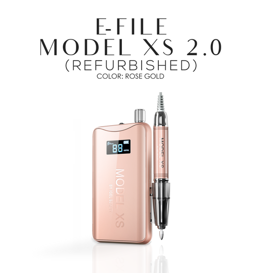 REFURBISHED - MODEL XS 2.0 Wireless Rechargeable E-File - Rose Gold