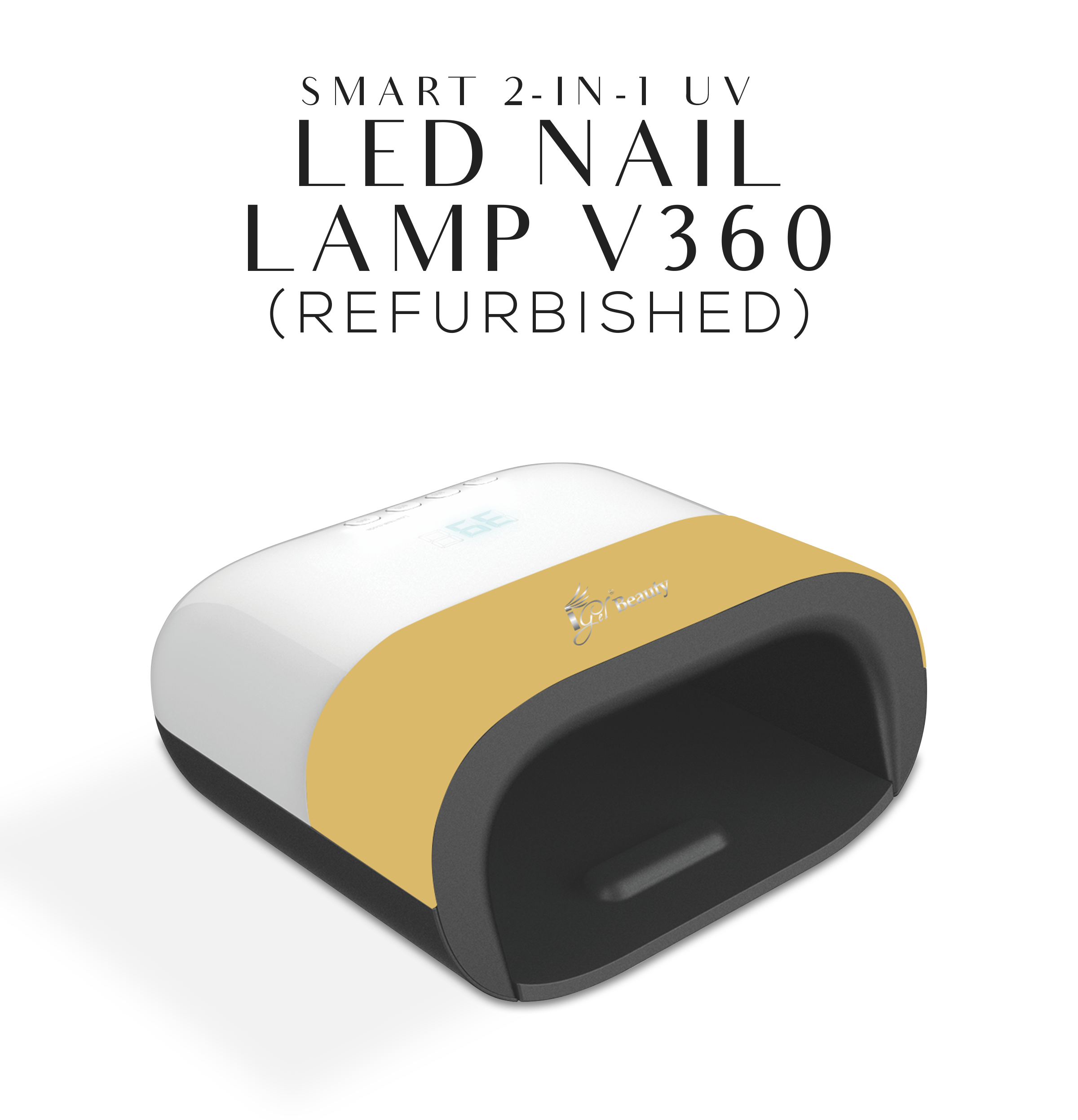 REFURBISHED - 2-in-1 UV/LED Nail Lamp V360 (Powdered by Adapter)